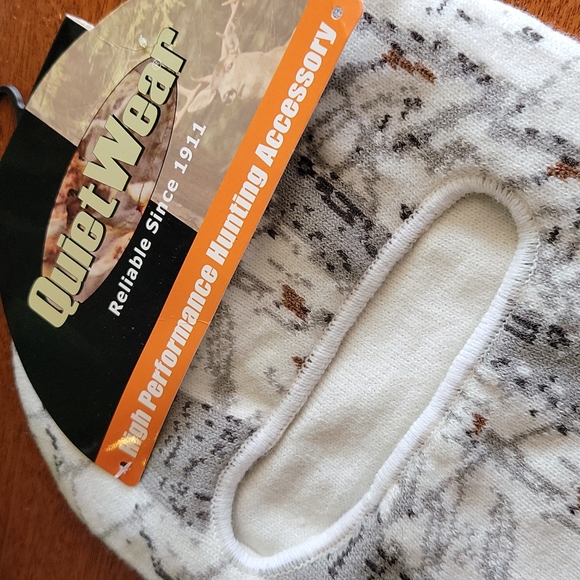 🦌 QUIETWEAR Camo Digital HUNTING BEANIE face cover warmer ski snow  Mask - Picture 8 of 8